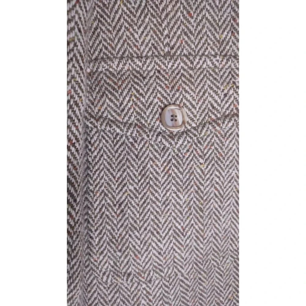 Vintage Wool Coat Jimmy Hourihan Quiet Luxury Tailored Fit Women's M Timeless